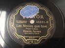 CUBA 78 rpm AGUSTÍN CALDERÓN/ RICARDO FERRERA. Punto cubano with Laúd & Clave