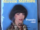 45 Tours Single Mireille Mathieu Dédicacé
