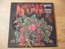RARE ORIGINAL  AUTOPSY , MENTAL FUNERAL , GREEN VINYL WITH FAN CLUB INSERT 