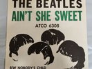 THE BEATLES AIN'T SHE SWEET / NOBODY'S CHILD  ATCO PROMO  SLEEVE ONLY