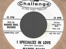 Marty Balin Promo Northern Soul 45 On Challenge #9156, VG+