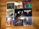 Hard Rock 9 lp lot:  Van Halen, Led Zeppelin, REO, Queen, more