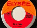 GARAGE PUNK Les Asteks OUI JE T'AIME Elysee 45 rare French Canadian mod psych