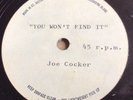 JOE COCKER UNRELEASED DEMO EMIDISC ACETATE YOU WON’T FIND IT