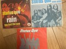 STATUS QUO 3 x Yugoslavian 7” down down rain wild side of life