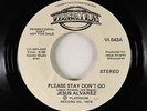 70s Soul 45 - Jesus Alvarez - Please Stay Don't Go - Vibration - VG++ promo