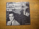 ELVIS PRESLEY   HOW GREAT THOU ART   RADIO STATIONS ONLY  NOT FOR SALE 45 SLEEVE