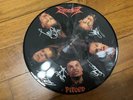DISMEMBER -pieces RARE 1992 PIC DISC FULLY SIGNED   death  metal entombed