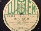 Germaine Cernay – 78 rpm Lumen 30.085: FAURE SalveRegina/FAURE En prière; E cond