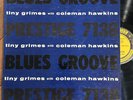 Tiny Grimes with Coleman Hawkins Blues Groove VG+ NJ DG RVG Prestige Lp