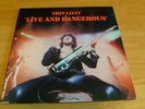THIN LIZZY 2 LP LIVE AND DANGEROUS 1978 Warner + INNERS PHIL LYNOTT SCOTT GORHAM