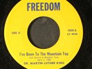DR. MARTIN LUTHER KING: i've been to the mountain top / i tried to help somebody