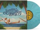 Jimmy Buffett Album LP Equal Strains on All Parts BLUE SWIRL SE w/Patch