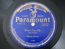 Alberta Hunter Don't Pan Me & Daddy Blues 78RPM Paramount 1108