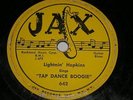 Lightnin Hopkins 78 Rpm Record Jax 642 Tap Dance Boogie / Heart To Weep