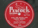Little Richard Tempo Toppers 78 Rpm Record Peacock 1628 Rice Red Beans / Always