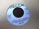 BURL IVES: A Holly Jolly Christmas / Snow For Johnny Decca 45 Promo