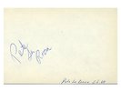 Pete La Roca Signed Autograph Album Page Jazz Musician