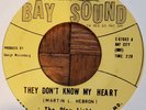 THE BLEU LIGHTS-THEY DON'T KNOW MY HEART B/W FOREVER  45-NORTHERN SOUL-68 ORIG