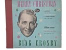 Bing Crosby Merry Christmas Decca A-550 3X 78RPM Set 1945 Red Binding