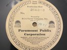 Paramount Publix 78 Sound Recording Production Reel 3143-6 Single Sided 12”