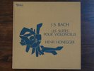 J.S. BACH Solo Cello Suites - Henri HONEGGER  - Valois CMB 22 3LP Stereo Box Set