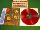Beatles Rubber Soul Japan LP 1st press 1966 Obi red vinyl Odeon OP-7450