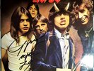 AC/DC HIGHWAY TO HELL Autograph Autografo certificato  RARE M/NM 33 Vinyl 1979