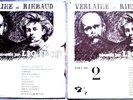 2 disques vinyle 33t/30cm–Léo Ferré–Verlaine et Rimbaud–Vol1 & Vol2     D689b