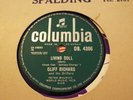 78 RPM-CLIFF RICHARD-LIVING DOLL-COLUMBIA HTF