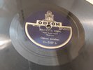 78rpm ODEON ORCHESTRA Faccetta nera / Marcia reale; Giovinezza DOMENICO VALENTI