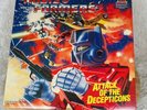 The TRANSFORMERS  Attack of the Decepticons LP, 1985 Hasbro Kid Stuff
