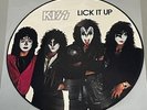 KISS LP Lick It Up. Picture Disk.  Make Up Cover. Rare. Near Mint