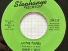 ORIGINAL - SHIRLEY J SCOTT - GOOSE PIMPLES/LONELY GIRL - STEPHANYE    VG+