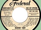 CALIFORNIANS Heavenly Ruby / My Angel 45rpm Federal 1955 WLP original