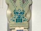 DIRE STRAITS money for nothing 1985 UK SHAPED PICTURE DISC + STAND mark knopfler