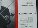 LEONID KOGAN Paris Conservatoire Orchestra Violin Concerto Beethoven LP SAX 2386
