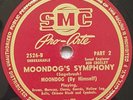 4 x Moondog 78rpm auf SMC Experimental Avangarde Jazz RAR