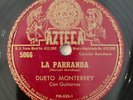 Dueto Monterrey La Parranda Rosario Nocturno Azteca Ranchera Latin 78 RPM HEAR