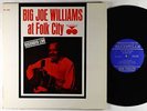 Big Joe Williams - At Folk City LP - Bluesville VG+
