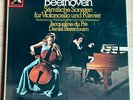 JACQUELINE DU PRE cello sonatas BEETHOVEN BARENBOIM ED1 HMV STEREO 3LP Box MINT