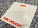 queen  usa unique white picture sleeve body language 1982