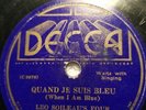 Very Rare Pre-war Cajun 78 Leo Soileau's Four Aces My Little Girl- Decca 17010