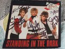 Platinum Blonde original 1984 Standing In The Dark/All Fall Down autographed 7