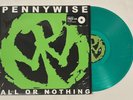 Pennywise - All or Nothing Green Translucent Color Vinyl 12” LP Epitaph Records