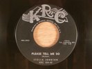 Stella Johnson  Please Tell Me So/Yeah Baby R&B, Jump Blues, Rocker  1958 KRC