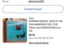 7 NORMAN GRANZ' JAZZ AT THE PHILHARMONIC VOLs. 2, 7, 10, 11, 12, 13, And 14