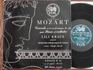 LILI KRAUS MORALT MOZART piano concerto K.491 & Sonata K.545 VOX PL 6880