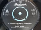 Jackie Wilson It Only Happens When I Look At You-uk ￼ Brunswick -Mint-