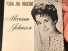 Mirriam Johnson-Lonesome 1961 super clean PICTURE SLEEVE (EARLY JESSI COLTER )**